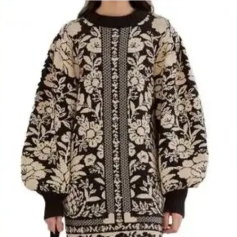 FARM Rio | Pineapple Garden mini sweater dress size large